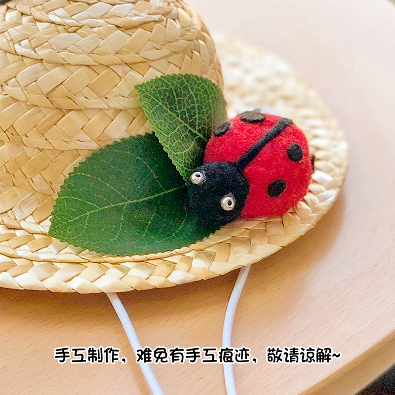 宠物可爱拍摄头盔犬柯小型头套编织宠物狗手工帽子