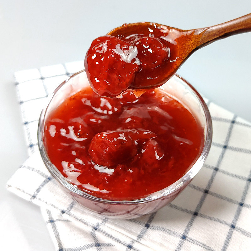 立高爱护草莓夹心果馅3kg桶装芒果菠萝果酱果酱