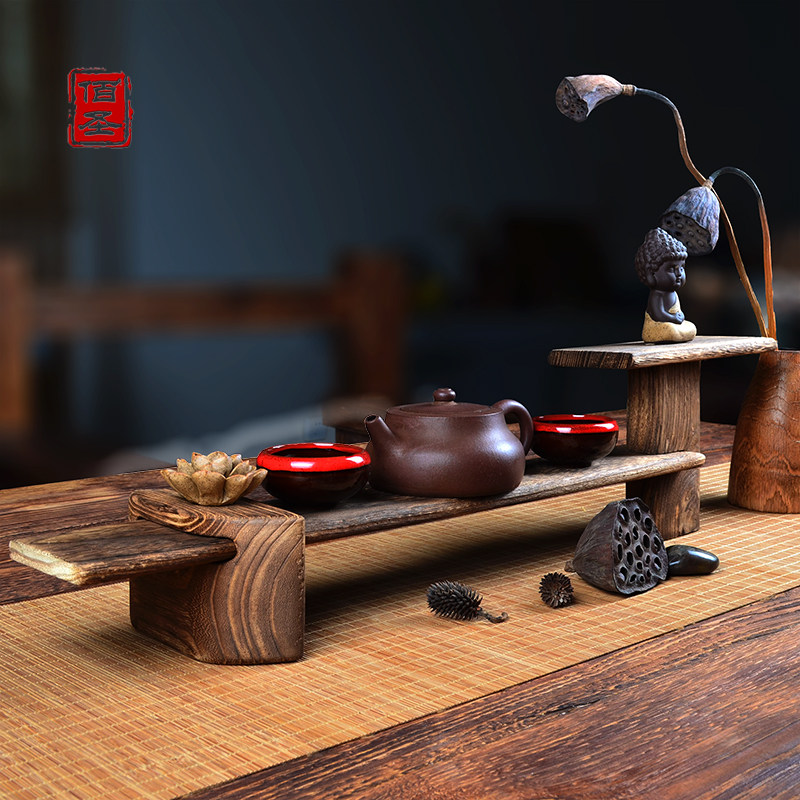 创意功夫功夫茶茶具配件个性摆件禅意复古茶杯茶道