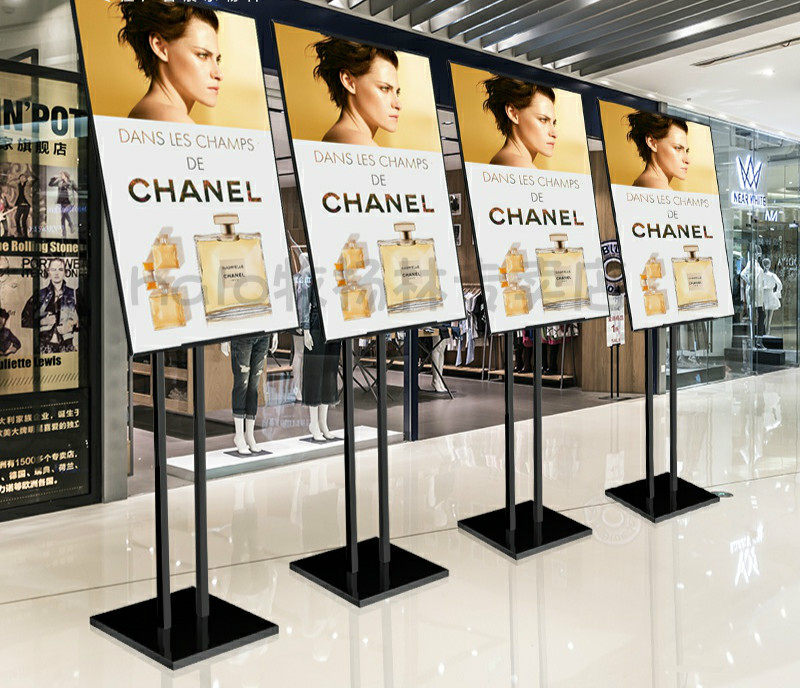 商场kt板展架斜面挂画架pop支架广告架子立式落地海报立牌展示架