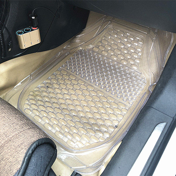 汽车透明防滑通用加厚脚垫环保塑料pvc软胶专车专用脚垫