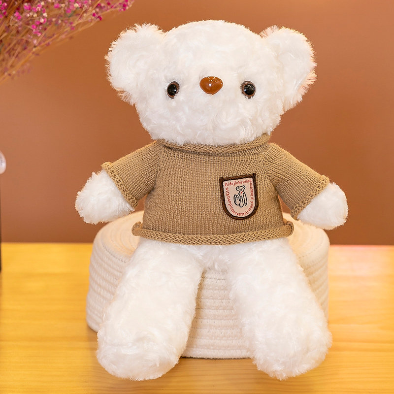 情侣泰迪熊小熊公仔玩偶布娃娃毛绒玩具圣诞节女生新年毛绒布艺类玩具