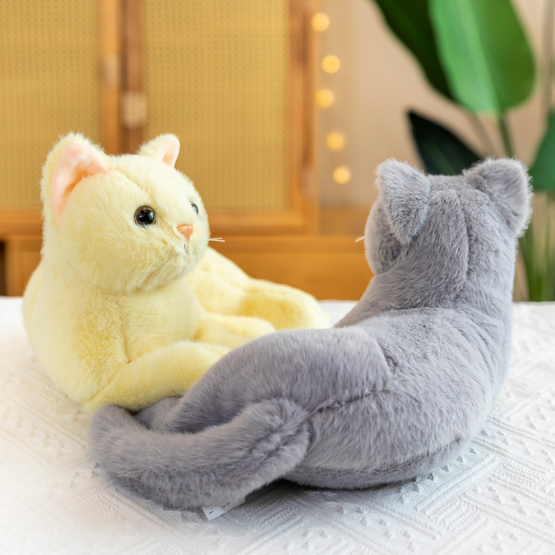 可爱仿真猫咪公仔抱枕毛绒玩具布偶超萌抱睡玩偶毛绒
