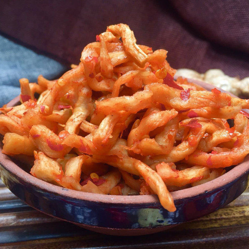 萝卜湖南永州道州道县特产农家自制香辣咸菜萝卜