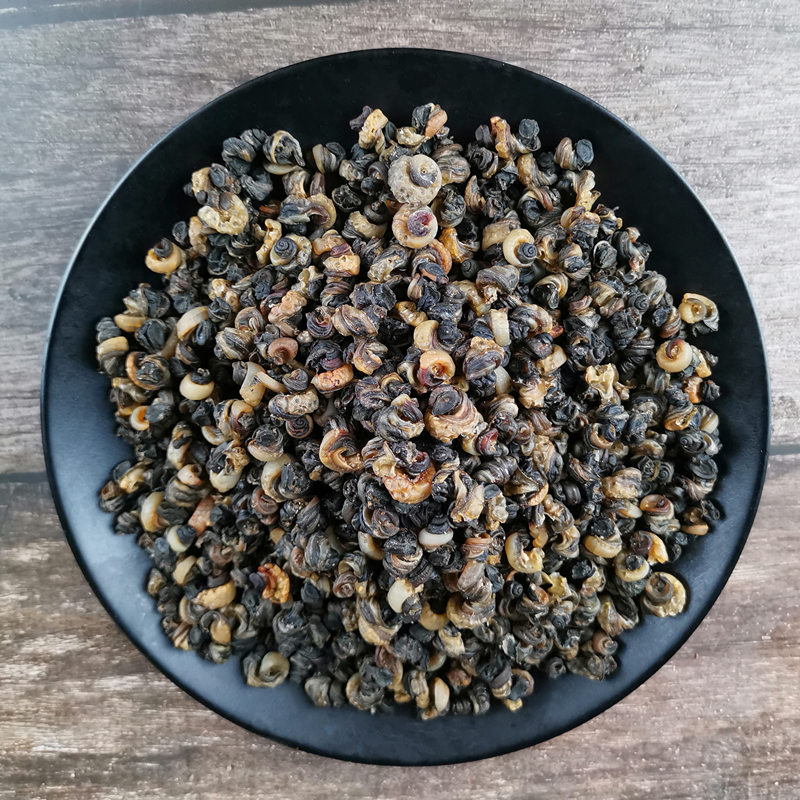 田螺湖南永州道州道县特产农家自制螺蛳肉干泥螺