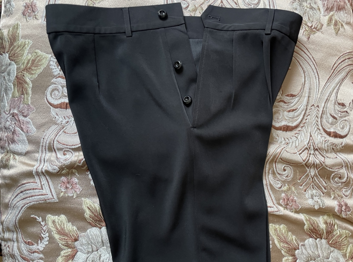 老年夏季侧边开扣妈妈中老年人女裤裤子老式休闲中老年女装