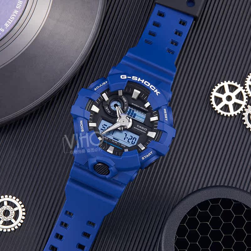 香港直邮正品卡西欧 g-shock运动防水多功能男士手表ga-700-2a