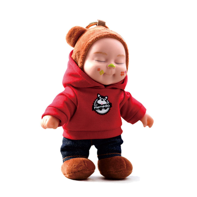 memeda么么哒baby毛绒公仔娃娃钥匙扣个性创意男女包挂件