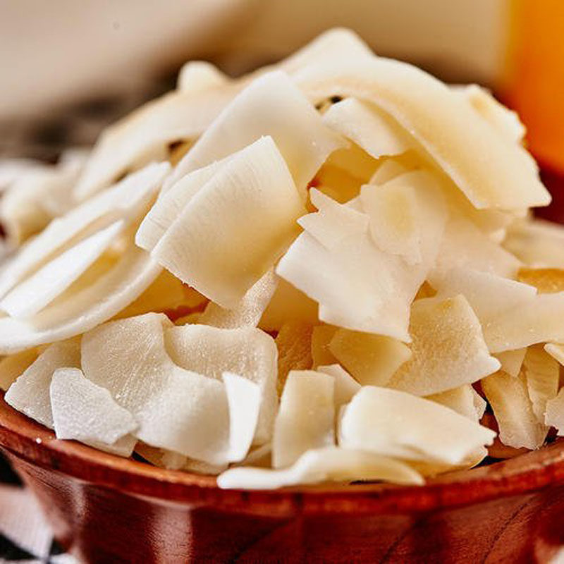 香烤椰子片无加糖200g袋装无添加肉干海南特产椰子片