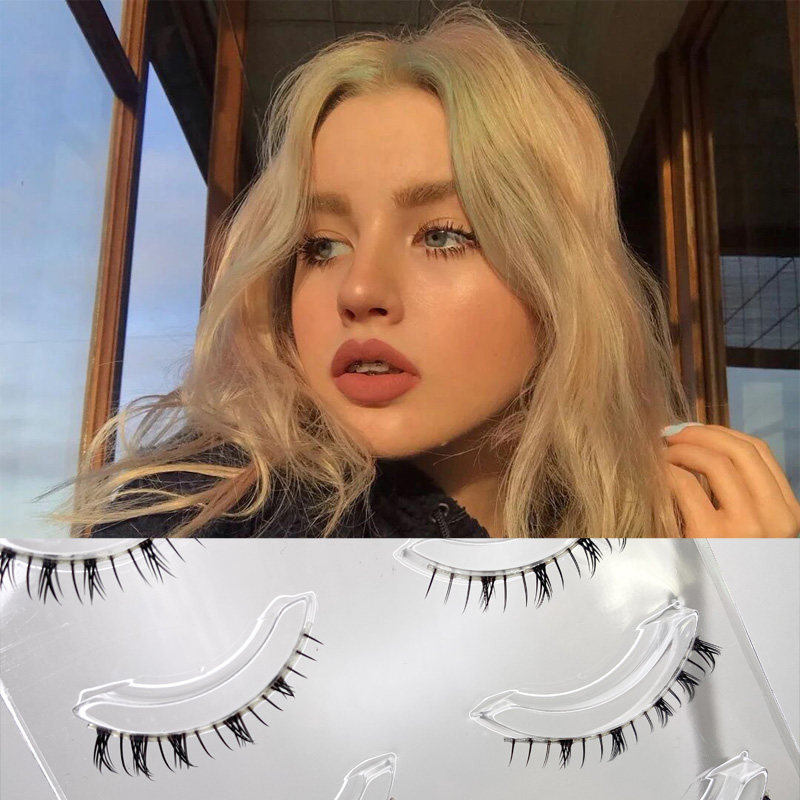 睫毛自然浓密纤长欧美妆假夸张整条一次性眼睫毛假睫毛