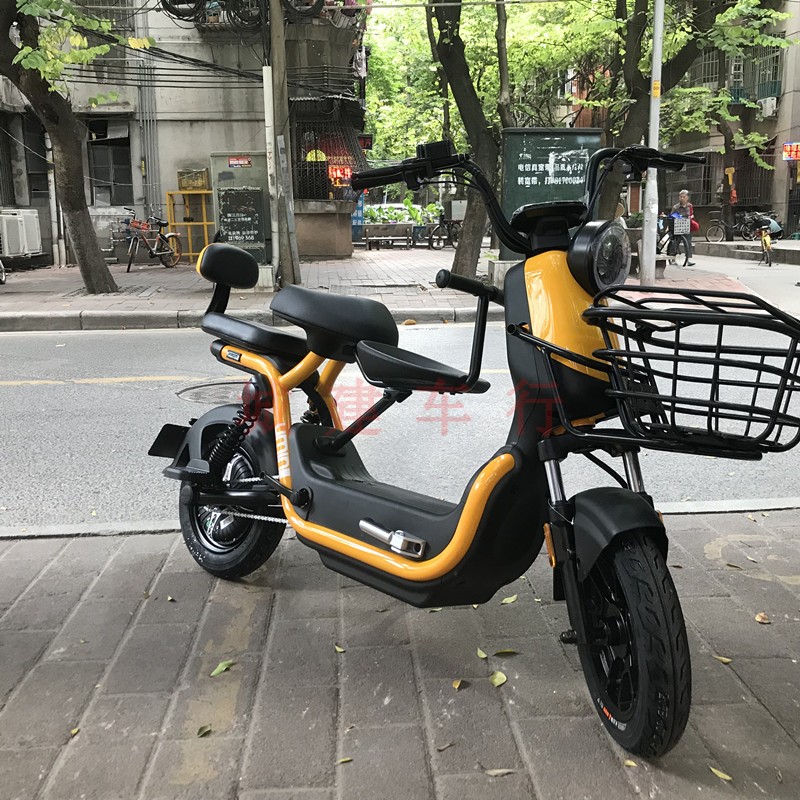 新国标爱玛电动车小玛umini2.0版48v24a长续航锂电池迷你亲子电车