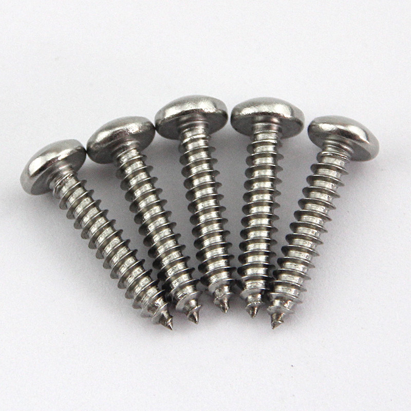 304不锈钢圆头自攻螺丝十字盘头自攻螺钉m2.2 m2.9 m3.