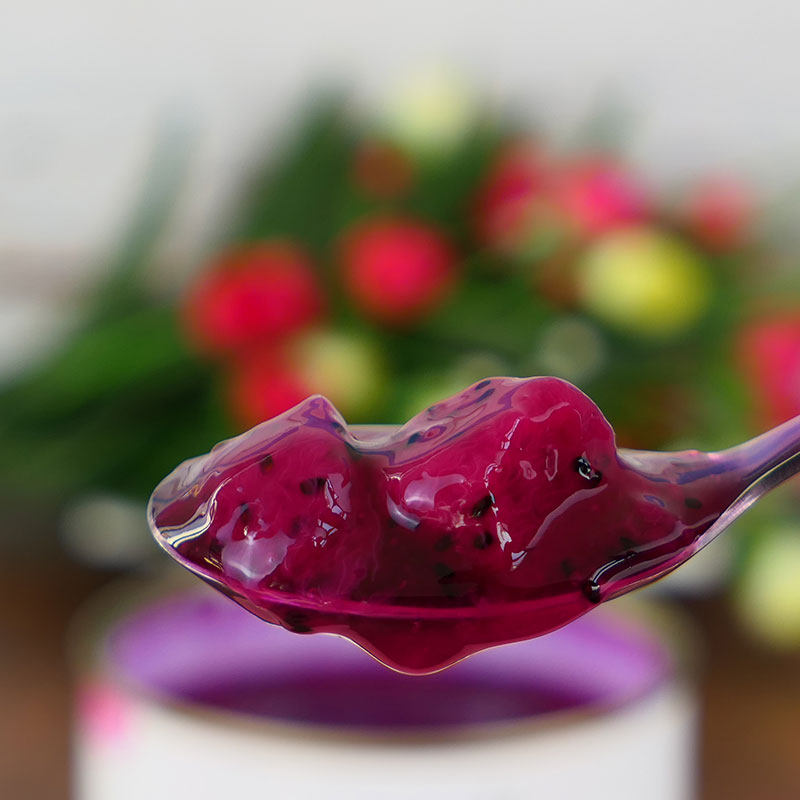 火龙果奶茶罐头盾皇红心颗粒茶店专用瓶装茶果果酱