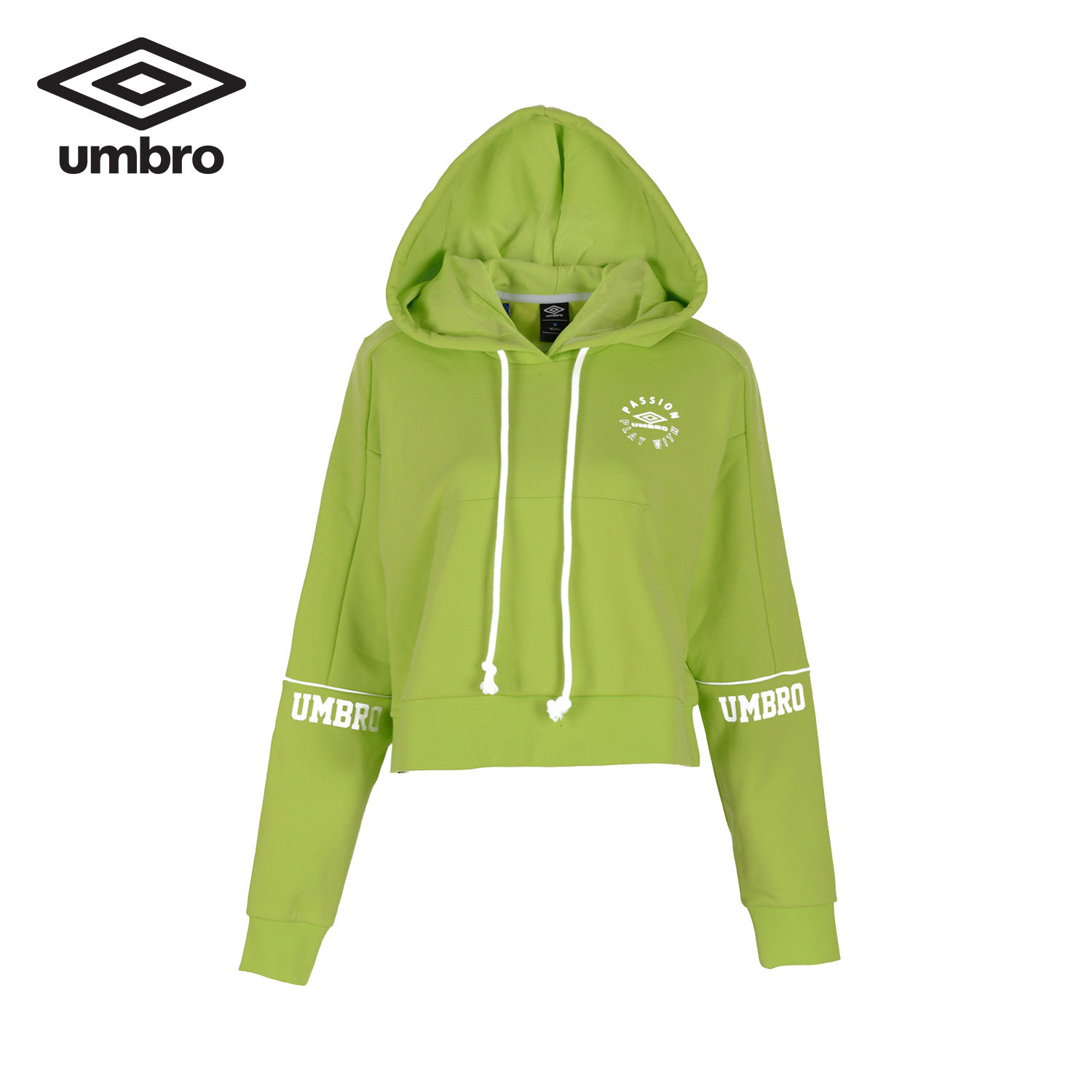 umbro茵宝春秋女子子时尚百搭连帽卫衣女套头运动卫衣