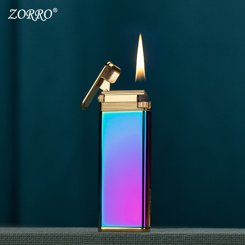zorro佐罗旗舰店官方正品充气气体打火机个性超薄充气打火机