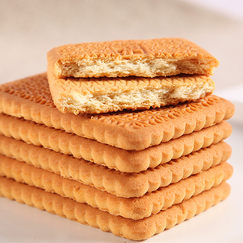 饼干大黄黄油2.5kg家庭怀旧老式大饼5斤独立酥性饼干