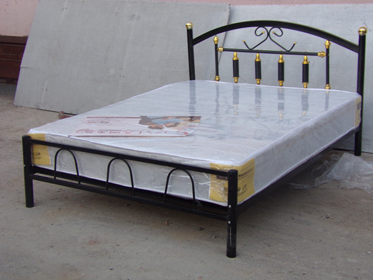 欧式铁床单人床双人床铁架架子席梦思床铁板床成人铁艺