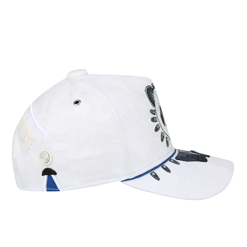 swofcare思沃福棒球帽3d刺绣男女运动帽子白色宝仕奥莎运动帽