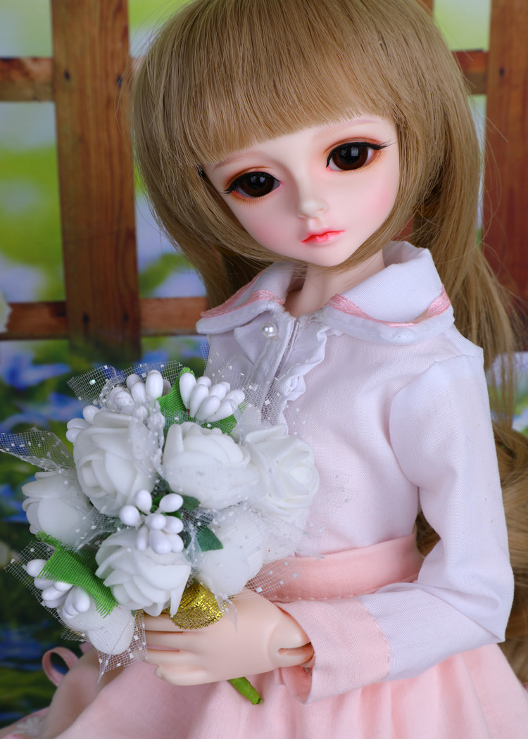 娃衣bjdsd娃娃连衣裙可爱洋装袜子bjd娃娃