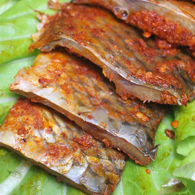 贵州腌鱼 酸辣味2斤黎平从榕江特产侗苗族开胃稻田鲤鱼农家自制味