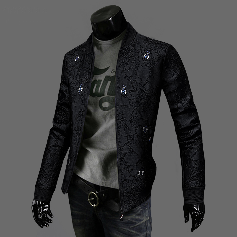 外套男春秋2022春季韩版潮流休闲棒球服潮牌痞帅个性上衣刺绣夹克