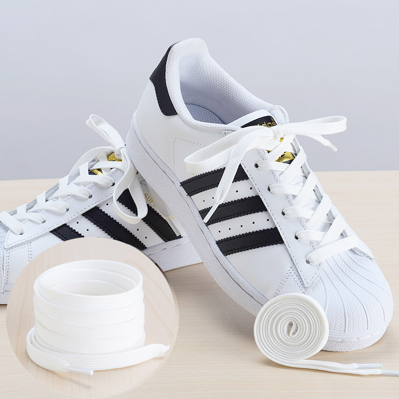 鞋带白鞋带休闲小白鞋小白匡威女匡白色帆布aj1鞋带