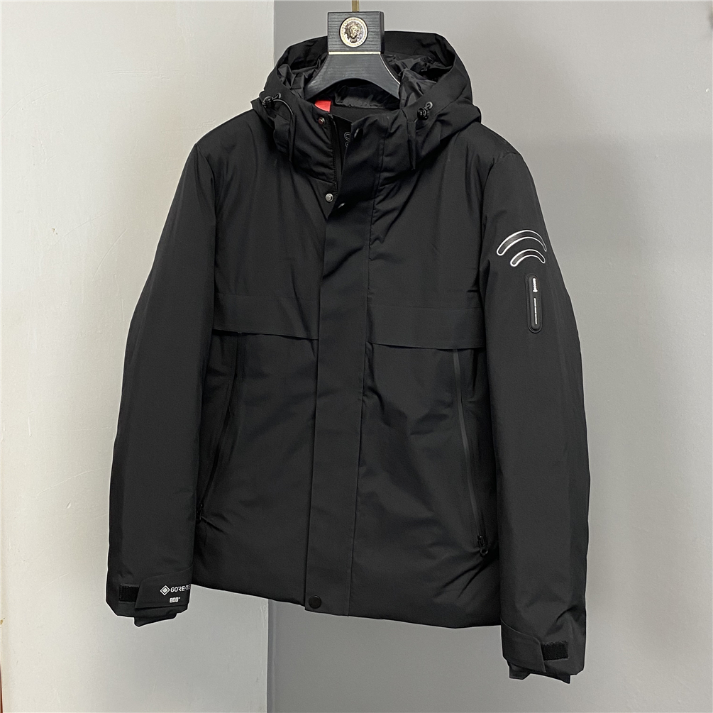 反季捡漏！柜上4千！鸭绒！锁温热反射！男士压胶防水户外羽绒服