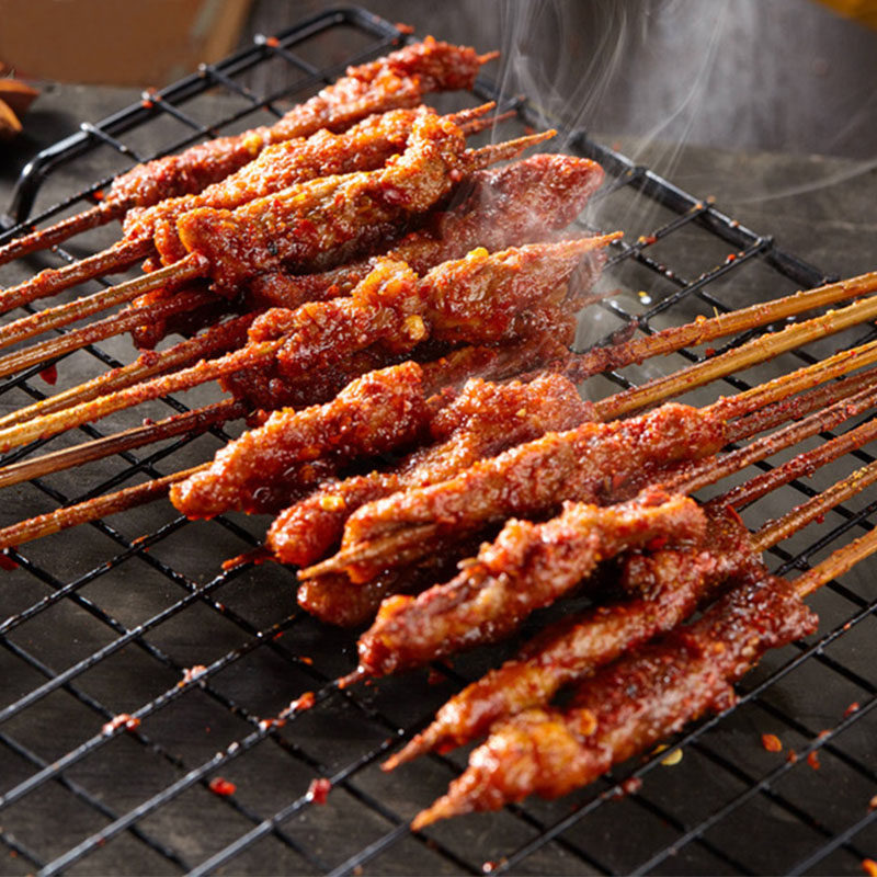 新款景区肉串爆款小串鸭肉特色烤肉网红串串鸭肉