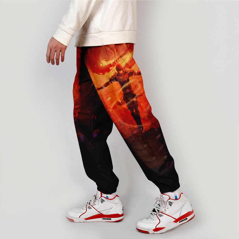 齐天大圣裤子孙悟空春夏毒液仙鹤工装裤男休闲裤