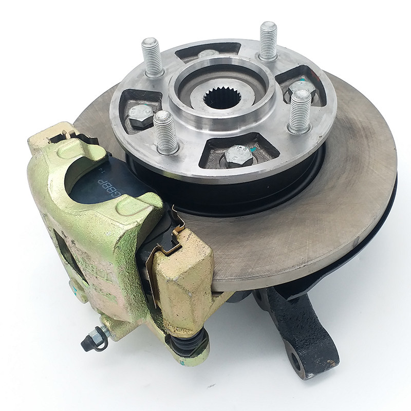 制动器总成时风电动汽车轿车前轮羊角刹车车盘制动更多电动车零