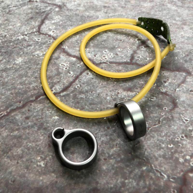 弓道tc21钛合金数控无架指环 无极 无架弹弓304转换器 无极弹弓 - 爱