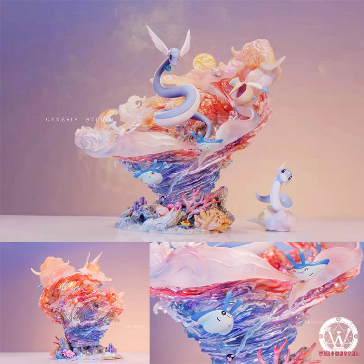 基因gk手办宠物小精灵神奇宝贝克龙宝可梦哈克龙余晖落日手办