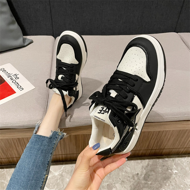 网红果冻鞋板鞋女2022年夏季新款德训百搭真皮时尚休闲鞋