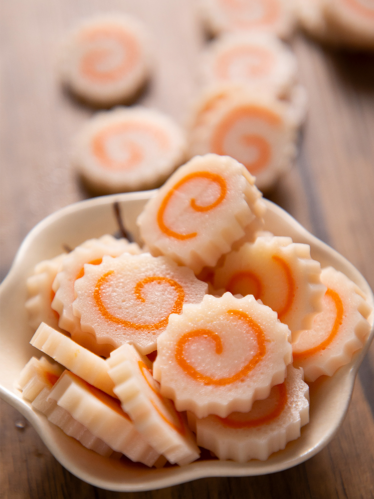 鱼糕卷胜田门卷日式拉面鸣门卷150g麻辣烫鱼板商用鱼糕