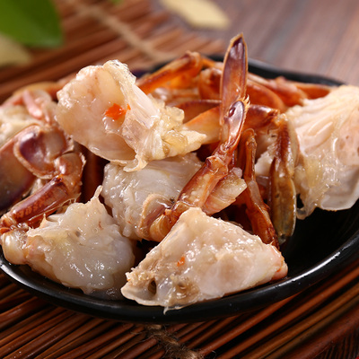 醉蟹梭子蟹醉蟹块600g蟹股蟹钳宁波海鲜特产螃蟹呛蟹咸蟹炝蟹即食