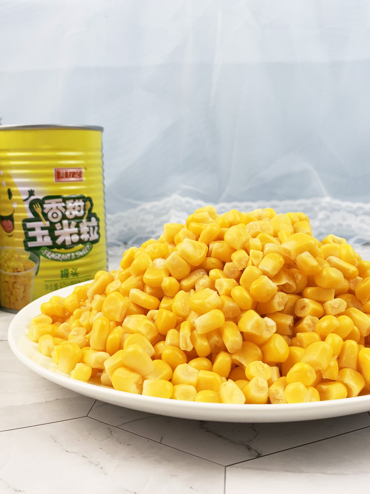 川行记甜玉米粒罐头2罐装黄金松仁新鲜小烙速冻鲜香甜嫩水果即食