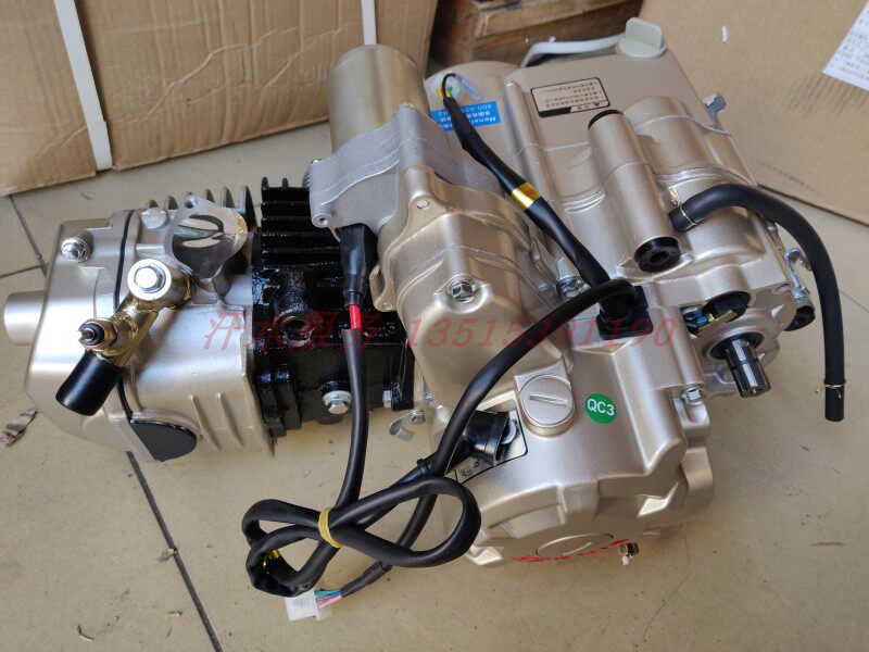 老年客篷三轮车恒胜130水冷发动机总成f130水冷王卧式水冷动力