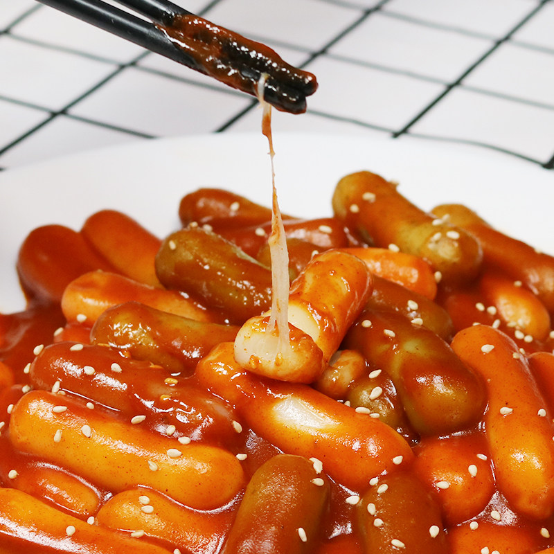 年糕韩式樱花芝士夹心500g韩国街头小吃美味年糕