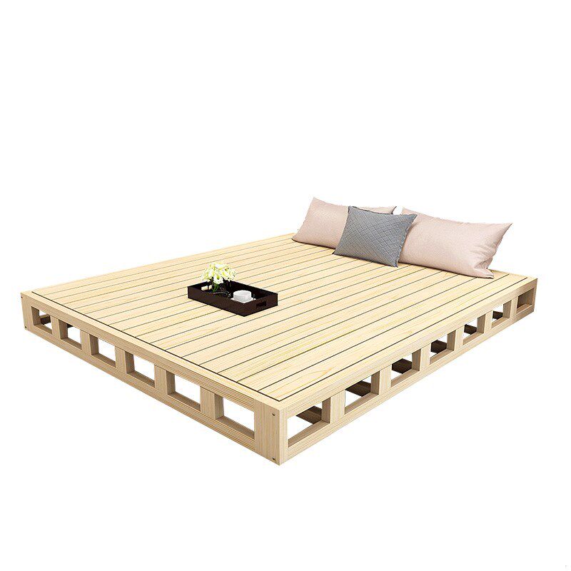 床头箱体低地铺床不带床民双人落地矮床榻榻米床架