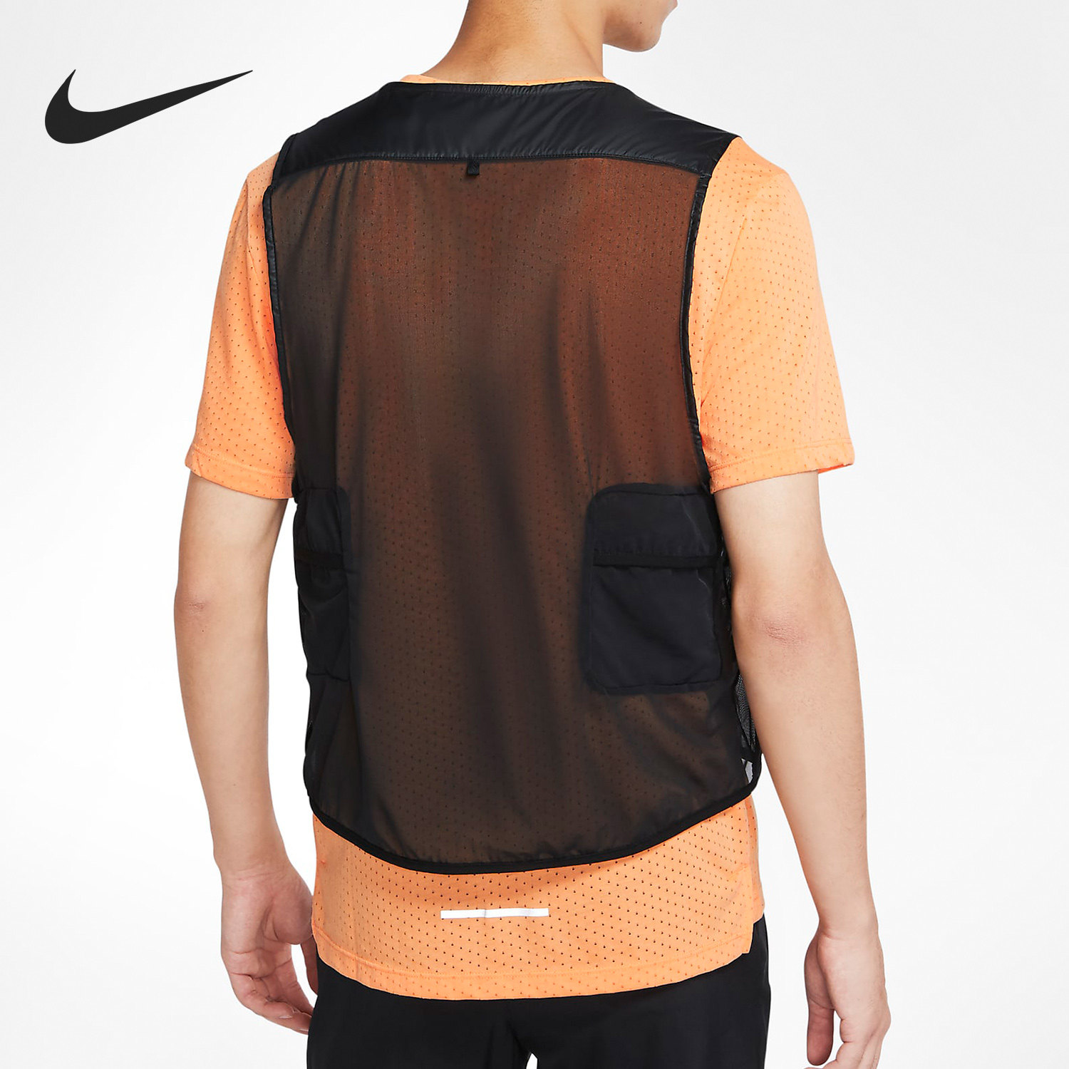 nike耐克正品2021新款男子舒适运动训练可收收纳单马甲