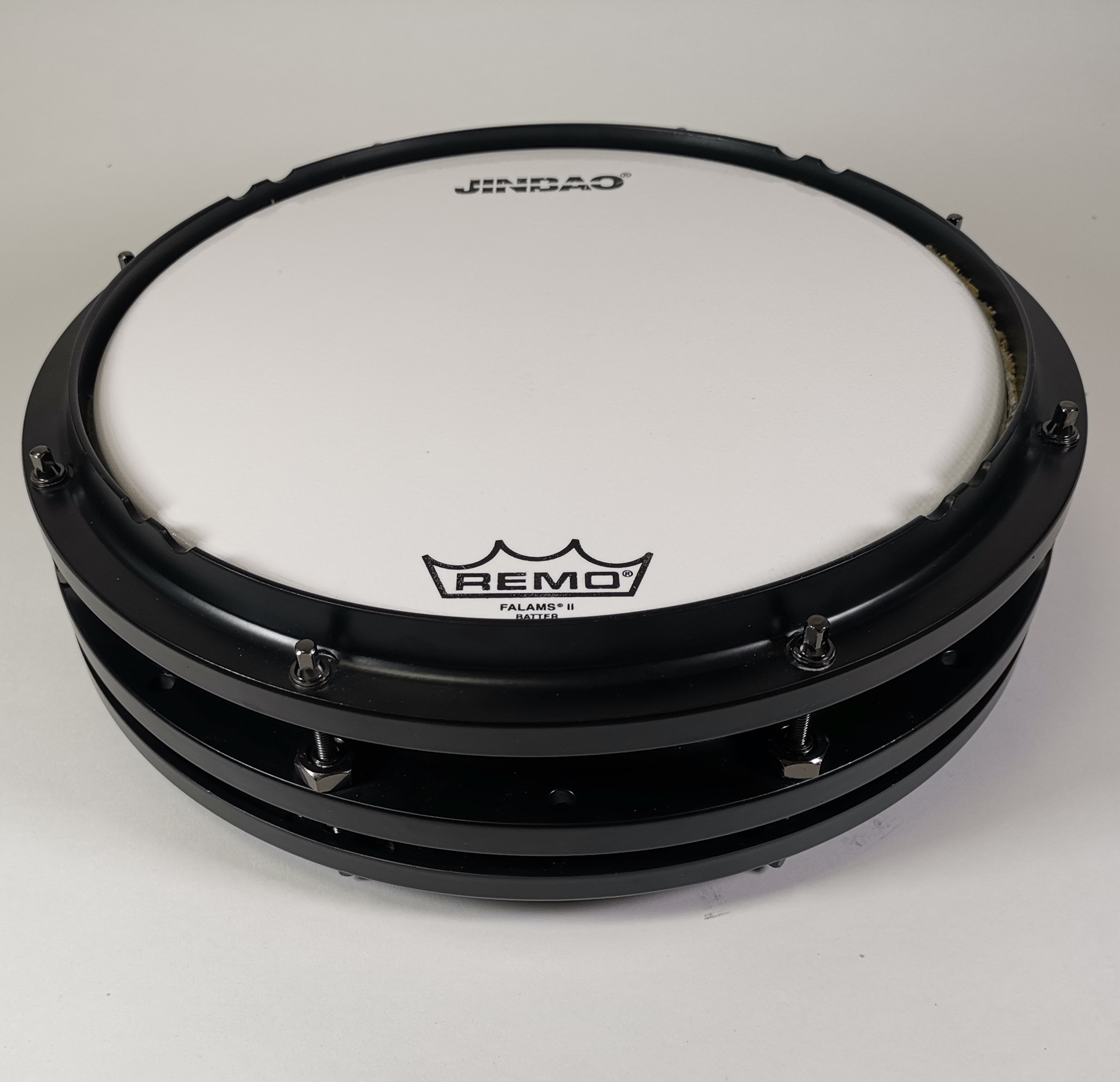 行进哑鼓促销津宝双面专业练习器13a13寸remo哑鼓垫