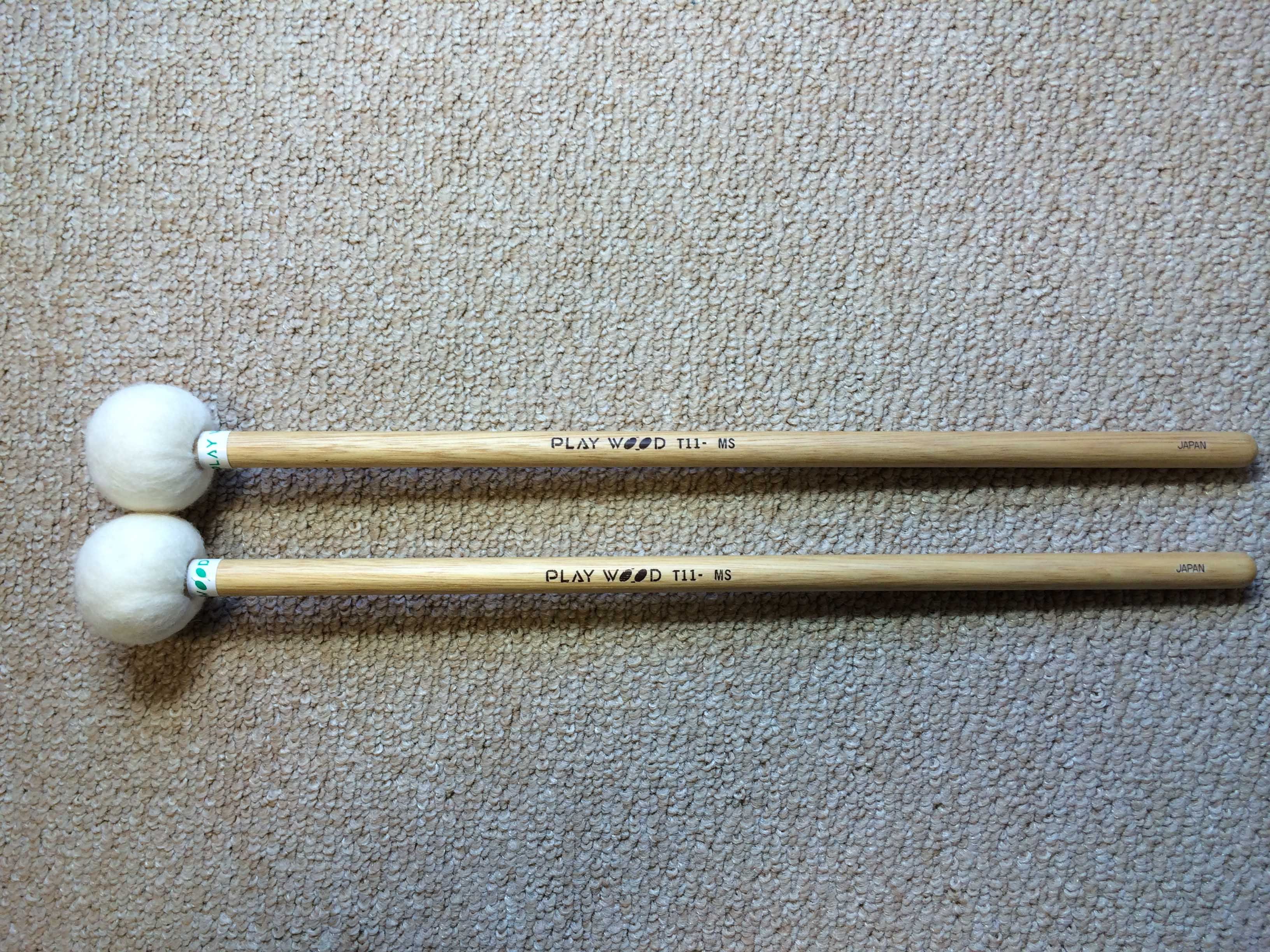 鼓槌定音t11vh鼓棒mssmh木杆定音鼓白木杆playwood鼓棒