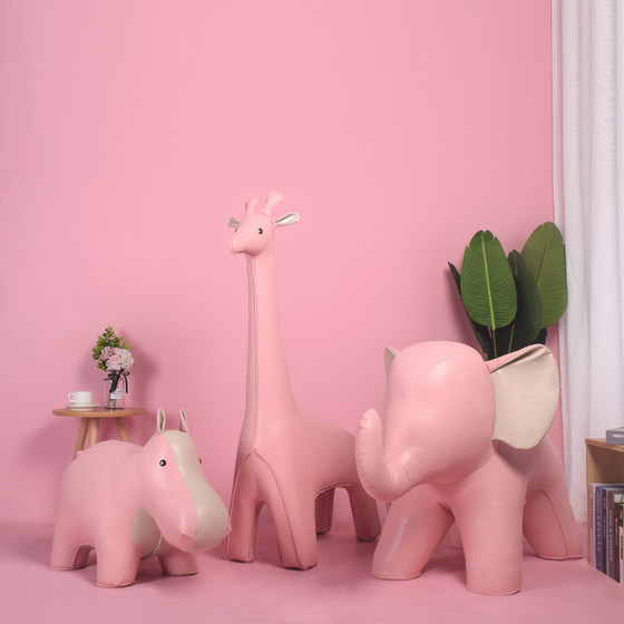 Super Large Animal Seat Living Room Model Room Elephant Stool Designer Decoration Leather Decoration Sofa Stool Super Large Animal Seat Living Room Model Room Elephant Stool Designer Decoration Leather Decoration Sofa Stool