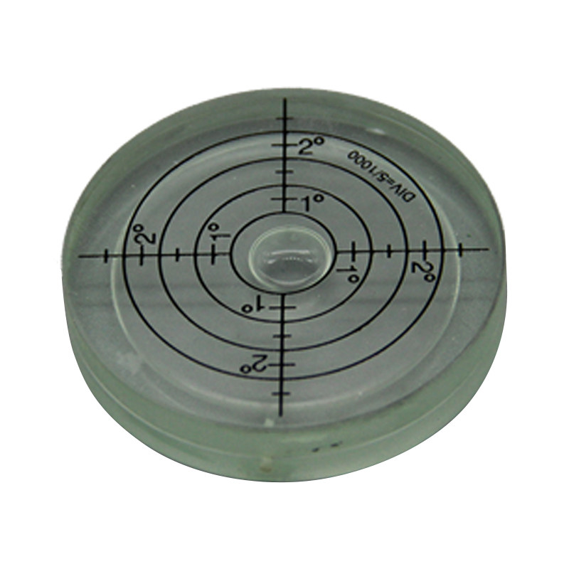 水平玻璃圆形水平仪小型万向水准水准仪气泡泡珠水平仪