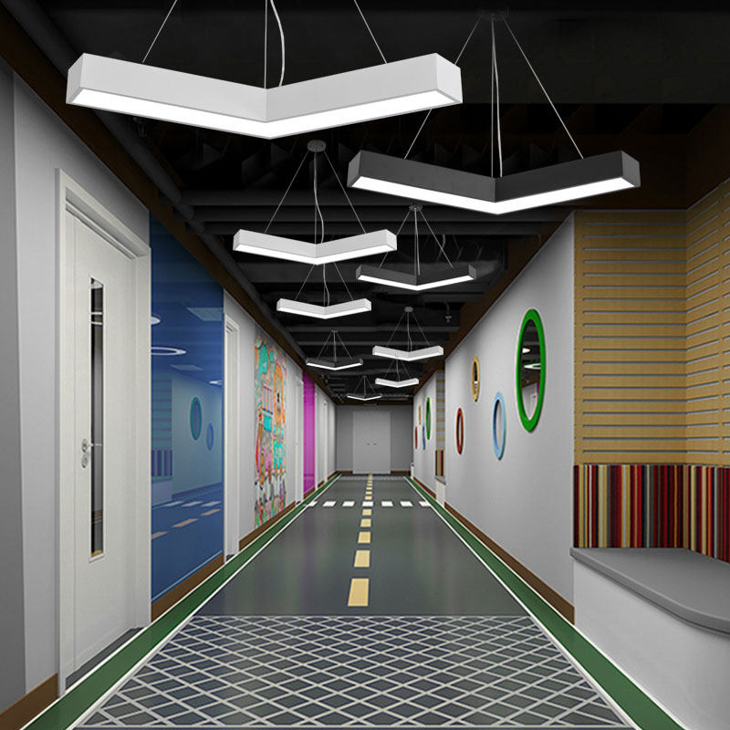 简约工作室工业走廊过道服装店灯具照明灯照明商业智能灯光原智能