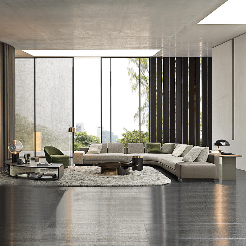 沙发菲尼菲尼其其意式极皮质2022新款设计师daniels皮布沙发