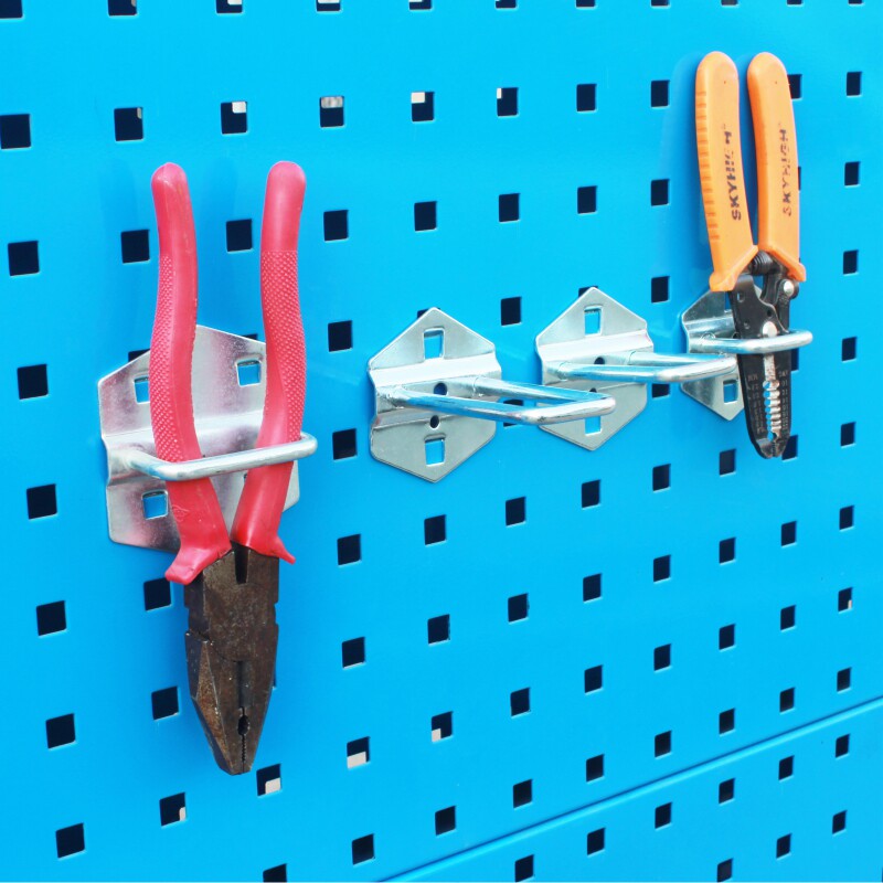 挂钩多功能壁挂式工具架五金金属方孔墙挂洞洞工作台五金工具货架