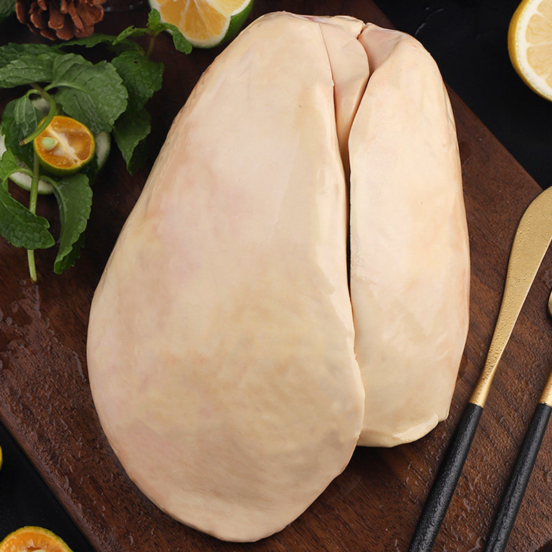 a级法式鹅肝新鲜法国进口肥鹅肝1000g整只鹅肝法式生鹅肝辅食鹅肝