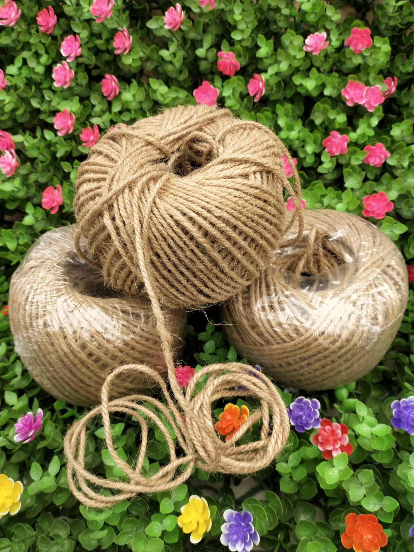 麻绳多股工艺品装饰材料diy编织绳子纺织辅料雪糕绳子