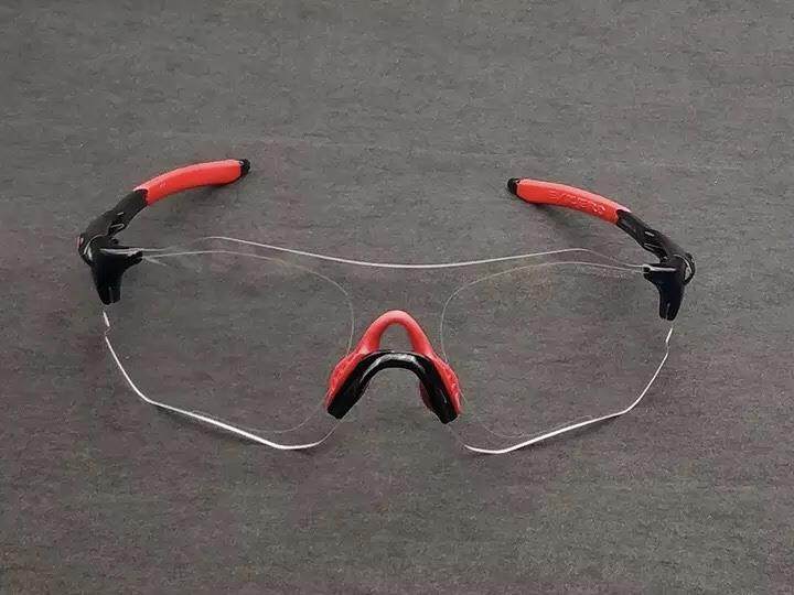 眼镜zero009313全天候变色变色镜镜片跑步骑行钓鱼眼镜盒